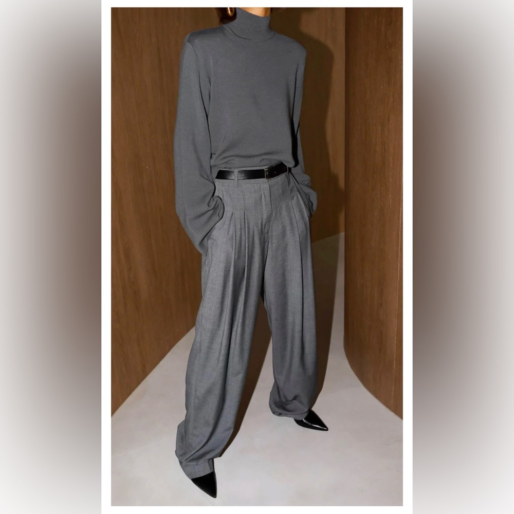 ✨ THE FRANKIE SHOP GELSO PLEATED TROUSERS